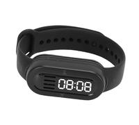 Cuifati Bracelet Intelligent avec Haut-Parleur Bluetooth, Bracelet de Suivi d'activité et de Remise en Forme avec Affichage Numérique LED, Bracelet Intelligent Rechargeable de Type C, (Black)