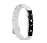 Cuifati Bracelet Intelligent de santé, Bracelet de Suivi d'activité et de Fitness Portable avec Fixation Magnétique, Tracker de Fitness Portable Bluetooth 5.3, Prend en Charge Une (Silver)