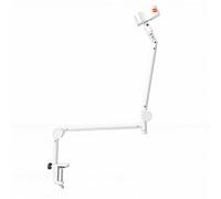 Cuifati Bras de Perche de Microphone, Support de Micro en Métal et ABS à Rotation à 360 Degrés avec Adaptateur de Filetage 3/8 à 5/8, pour le Chant en Direct et L'enregistrement en Studio