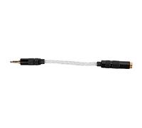 Cuifati Câble Adaptateur pour écouteurs Femelle équilibré de 4,4 Mm vers Mâle de 2,5 Mm, Cordon de Son pour Casque Portable de 5, Pouces, Prise Plaquée Or, Fil de Cuivre Monocristallin pour Casque