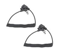 Cuifati Câble D Tap vers DC, Cordon d'alimentation enroulé de 40 à 80 Cm avec Faible Résistance pour BMCC BMPC Atomos DC Lights, Batteries à Montage en V