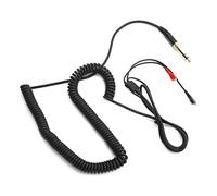 Cuifati Câble de Casque enroulé pour HD25 HD560 HD540, Adaptateur 3,5 Mm à 6,35 Mm, Conception à Paire Torsadée en Fil de Cuivre OFC, Son HD 1,5 M Non étiré 6 M étiré, Câble Haut de Gamme