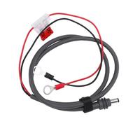 Cuifati Câble de Charge CC à Joint Torique, Câble d'alimentation 18 AWG avec Fusible intégré pour Antenne Parabolique, Connecteur de Batterie de Véhicule 12 V 24 V, Fil de Cuivre Durable (5m)