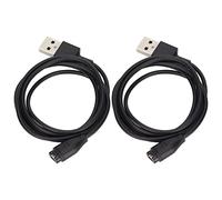Cuifati Câble de Charge USB, Charger Réutilisable Universel 2PCS pour Fenix 6X Smart Watch