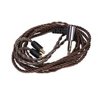 Cuifati Câble de Remplacement OFC pour Casque ATH E50 E70 LS300 CKS1100 A2DC, Câble d'écouteur plaqué Argent avec Son Clair, Faible Bruit, Haute Résolution, Conception Tressée Durable