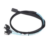 Cuifati Câble Mini SAS HD, Adaptateur SFF-8643 vers 4x7pin, 1m