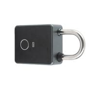 Cuifati Cadenas Intelligent à Empreintes Digitales avec Contrôle par Application et Sauvegarde de clé, Serrure sans clé étanche IP65 pour Casier de Salle de Sport, Voyage, Portail et Utilisation en