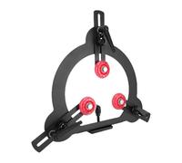 Cuifati Cadre Central de Rouleau de Repos Stable en Acier pour Tour à Bois pour Tours de 10 Pouces, Serrage Facile pour les Amateurs de Tournage sur Bois