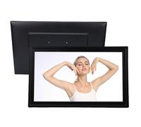 Cuifati Cadre Photo Numérique WiFi 21,5 Pouces, Cadre Photo Numérique à écran Tactile 1920 X 1080, Cadre Photo électronique à Rotation Automatique 32 Go, Partage de Photos et de Vidéos Via (Prise UE)