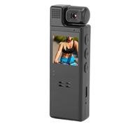 Cuifati Caméra Corporelle 4K HD, écran LCD 1,3 Pouces, Nocturne, Objectif Rotatif à 180° à 120°, Enregistreur Vidéo Portable pour Les Forces de L'ordre, Les Sports de Plein Air avec