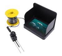 Cuifati Caméra de Pêche sous-Marine, Détecteur de Poisson Vidéo Grand Angle 1080P 5MP 195 °, écran HD 5 "IP67, Caméra de Pêche étanche avec Câble de 20 M pour Poissons