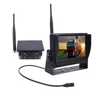 Cuifati Caméra de Recul Solaire sans Fil Magnétique, Caméra de Recul 1080P 7 Pouces RV avec Batterie Rechargeable 9900 MAh, Grand Angle 150 et Autonomie de 24 Heures, Signal 2,4 Hz pour Camions,