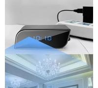 Cuifati Caméra D'intérieur, Caméra de sécurité WiFi FHD 1080P avec Objectif Grand Angle de 130 Degrés, Détection de Mouvement, Nocturne, Réveil, pour la Maison, la Chambre à Coucher