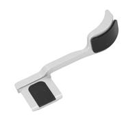 Cuifati Camera Grip Grip, Ergonomic Thumb Up Hot Shoe Cover Scratch Resist pour Remplacer (Silver)