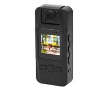 Cuifati Caméra Portée sur Le Corps, écran Tactile 4K 12 MP 1,3 Pouces, Objectif Rotatif à 180 Degrés avec Transmission WiFi, pour Enregistrement sur Trépied de Casque