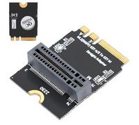 Cuifati Carte Adaptateur M.2 NVMe SSD, Connecteur Vertical E pour Type 2280, Prise en Charge du protocole réseau Haut débit, Structure en Cadre de Support en Plastique, Tai
