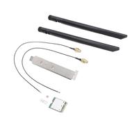 Cuifati Carte Fil Wi FI 7 QCNCM865 Module M.2 5,8 Gbit/s Vitesse 320 MHz 4K QAM pour Ordinateur Portable 2,4 GHz 5 GHz 6 Adaptateur de Fente M. Triple Bande Antennes Externes