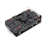 Cuifati Carte Graphique de Jeu ATI HD6770, Carte Graphique D'ordinateur DDR5 4 Go 128 Bits avec Ventilateurs Simples, Carte Graphique Vidéo PCI Express 2.0 API 3D DirectX 12 Fréquence de