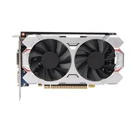 Cuifati Carte Graphique GTX 750TI Gaming, 2 Go GDDR5 128BIT 1072 MHz, GPU avec Double Ventilateur de Refroidissement, HDML/DVI/VGA, GTX 750TI pour PC Gaming