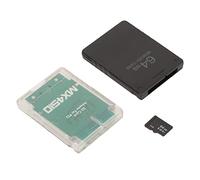 Cuifati Carte Mémoire de Jeu 64 Mo avec Fonction FMCB pour, Jeux de Stockage ou Carte de Programme de Démarrage sur Disque Dur, FMCB Free McBoot V1.953/v1.966, Adaptateur de Mémoire MX4SIO pour Jeu