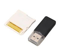 Cuifati Carte Mémoire de Jeux Vidéo R4 Mise à Niveau 2025 pour Console de Jeu 2DS 3DS, Carte Flash à Puce ASIC avec Lecteur de, Interface Personnalisable, luminosité Réglable (White)