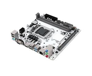 Cuifati Carte Mère DDR4 Double Canal, Carte Mère Mini ITX 4 + 2 Phases de Puissance avec PCIe 3.0 X4, pour Prise LGA1151 H310 8e 9e Génération