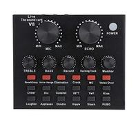 Cuifati Carte Son en Direct pour la Diffusion en Direct, Changeur de Voix Bluetooth avec 7 Méthodes de Connexion et 18 Types D'effets Sonores, Prend en Charge Les Téléphones Mobiles,