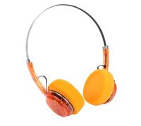 Cuifati Casque Bluetooth Rétro sans Fil sur L'oreille avec Pilote de 40 Mm Batterie 20H Bluetooth 6.0 Son Haute Résolution Connexion Multipoint Type C Charge pour Les Appels Musicaux Jeux (Orange