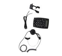Cuifati Casque Téléphonique Filaire avec Micro Antibruit, Identification de l'appelant FSK DTMF, Téléphone Fixe à Affichage LED pour Centre d'appels, Bureau, Hôpital, Banque, Recomposition Flash