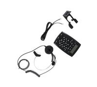 Cuifati Casque Téléphonique Filaire avec Micro Antibruit, Téléphone Fixe à Affichage d'identification de l'appelant FSK DTMF, Recomposition Flash pour Centre d'appels, Bureau, Hôpital, Banque,