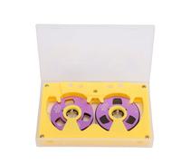 Cuifati Cassette Vierge Double Face en Métal, Enregistrement Portable de 50 Minutes, Punk Rock, Lecteur de Cassettes Hip Hop Indépendant ABS, Boîte Transparente en Alliage D'aluminium