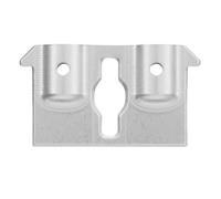 Cuifati Challe Avant RC, Connecteur de Pare-Chocs en Aluminium RC élégant pour la Réparation du Remplacement pour l'entrée 18 (Silver)