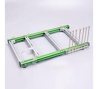 Cuifati Châssis Ouvert ATX ITX, Support de Cadre Ouvert pour Ordinateur de Bricolage pour Carte Mère ITX, Support en Aluminium pour Cadre Nu, Extension de Disque Dur et 4 Emplacements