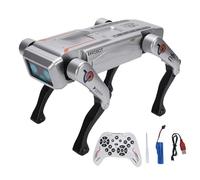 Cuifati Chien Robot Programmable, Animal Robot Intelligent AI avec Voix et Télécommande, Jouet à Tige Quadrupède de Conception Interactive, Durable et Sûr pour Les Enfants Qui