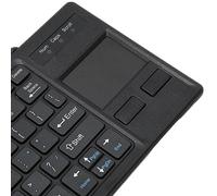 Cuifati Clavier Filaire Compact K800 avec pavé Tactile, Clavier Plug and Play ABS Ultra Fin avec Fonction HUB, Prise en Charge des Gestes de Base, Longue Durée de Vie Durable pour Ordinateur