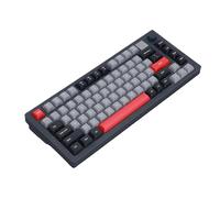 Cuifati Clavier Mécanique 75% échangeable à Chaud Clavier Mécanique sans Fil 75% de Jeu% avec écran Couleur Multifonction rétroéclairé RVB et Bouton de Commande (Gray)