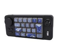 Cuifati Clavier Programmable à 19 Touches avec Rétroéclairage RVB, 2,4 GHz, sans Fil, Bluetooth, USB C, Clavier Mécanique Filaire pour Jouer et Travailler avec 8 Modes D'éclairage,