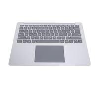 Cuifati Clavier Repose-Paume de Remplacement pour Ordinateur Portable 3 4 5 1951 13,5 Pouces, Clavier US Pleine Taille avec pavé Tactile, Repose-Paume Ultra Fin pour Ordinateur (Silver)