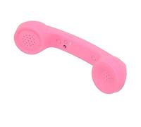 Cuifati Combiné Téléphonique Rétro avec Combinés sans Fil Bluetooth et USB pour Téléphones Portables, Résistant aux Radiations, Appel Confortable avec Haut-Parleur et Microphone, (Pink)