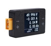 Cuifati Compteur de Puissance Numérique 8-150 V 25 A Testeur de capacité de Tension de Batterie avec Interface XT60, Moniteur de Décharge de Batterie RC LIPO pour Analyse de la Consommation d'énergie