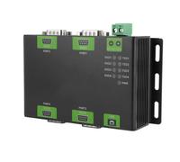 Cuifati Convertisseur isolé USB vers RS232 Industriel, 9 Indicateurs LED | Adaptateur RS485 vers USB avec coque en alliage d\'aluminium, 300bps-921600bps pour équipement de contrôle industriel,