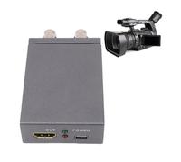 Cuifati Convertisseur SDI vers HD, 3G SDI HD Détection Automatique du Format 1080P 60 Hz avec Son de Sortie en Boucle, pour Système D'affichage de Diffusion de Projecteur de