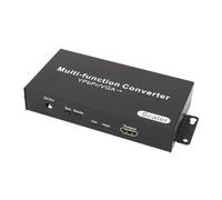 Cuifati Convertisseur VGA vers, Adaptateur Vidéo 1080P avec Commutation de Résolution à Une Touche et Sélection du Mode D'entrée, pour écran de Projecteur HDTV (Prise UE)