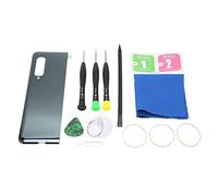 Cuifati Coque Arrière de Rechange pour Z Fold SM F900, Adhésif pré-installé avec Kit d'outils de Réparation, Porte Arrière en Verre de qualité Supérieure, Anti-Empreintes Digitales, Anti-poussière