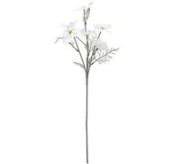Cuifati Cosmos Artificiels Fleurs Blanches Long Larring pour Les Immeubles D'appartements Célébration de Mariage 5 Pack Silk Towel Ice Fil 60 Cm (11)