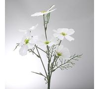Cuifati Cosmos Artificiels Fleurs Blanches Long Larring pour Les Immeubles D'appartements Célébration de Mariage 5 Pack Silk Towel Ice Fil 60 Cm (7)
