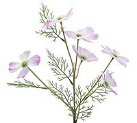 Cuifati Cosmos Artificiels Fleurs Blanches Long Larring pour Les Immeubles D'appartements Célébration de Mariage 5 Pack Silk Towel Ice Fil 60 Cm (3)