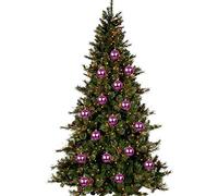 Cuifati Crim Clear Christmas Balls Ornement Festive Christmas Tree Building - Ensemble de 6 Décorations (7)