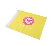 Cuifati Drapeau d'entraînement équestre, Lumière Utile 2 Morceaux de Drapeaux de Cheval Arbitres Polyvalents pour la Pratique (Yellow)