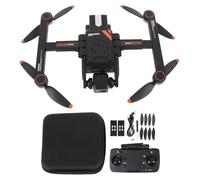 Cuifati Drone à Moteur sans Balais avec Appareil Photo pour Adultes, Quadcopter Smart FPV Smart FPV WiFi Transfert avec Système de Localisation GPS, évitement des Obstacles (Double Batterie)